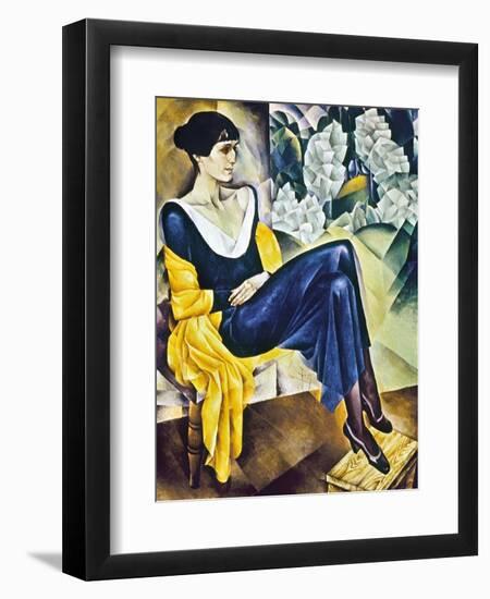 Anna Akhmatova (1889-1967)-Nathan Isaevich Altman-Framed Giclee Print