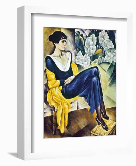 Anna Akhmatova (1889-1967)-Nathan Isaevich Altman-Framed Giclee Print