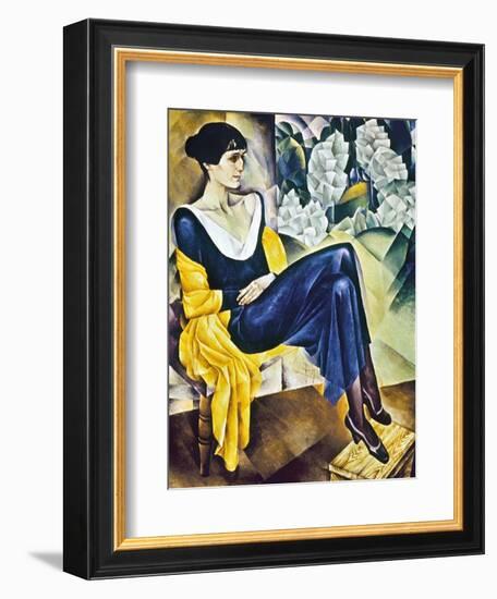 Anna Akhmatova (1889-1967)-Nathan Isaevich Altman-Framed Giclee Print