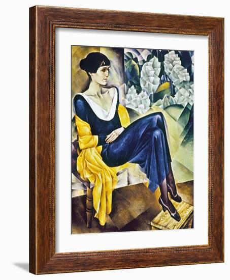 Anna Akhmatova (1889-1967)-Nathan Isaevich Altman-Framed Giclee Print