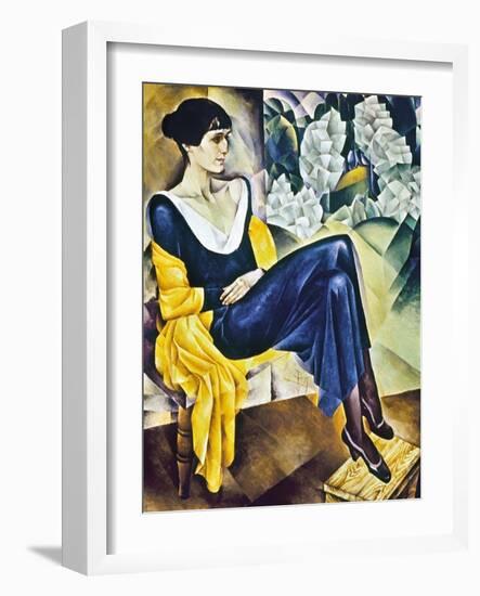 Anna Akhmatova (1889-1967)-Nathan Isaevich Altman-Framed Giclee Print