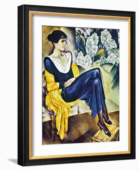 Anna Akhmatova (1889-1967)-Nathan Isaevich Altman-Framed Giclee Print