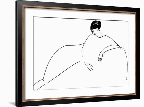 Anna Akhmatova, 1911-Amedeo Modigliani-Framed Giclee Print