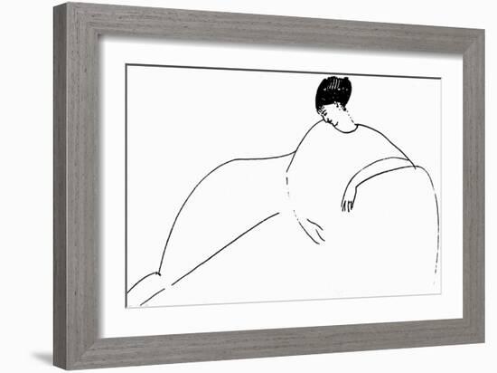 Anna Akhmatova, 1911-Amedeo Modigliani-Framed Giclee Print