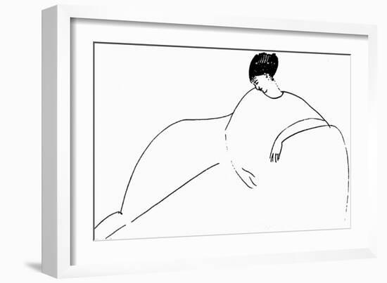 Anna Akhmatova, 1911-Amedeo Modigliani-Framed Giclee Print