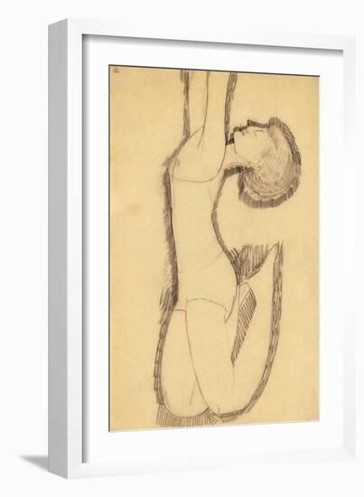 Anna Akhmatova as Acrobat, 1911-Amedeo Modigliani-Framed Giclee Print