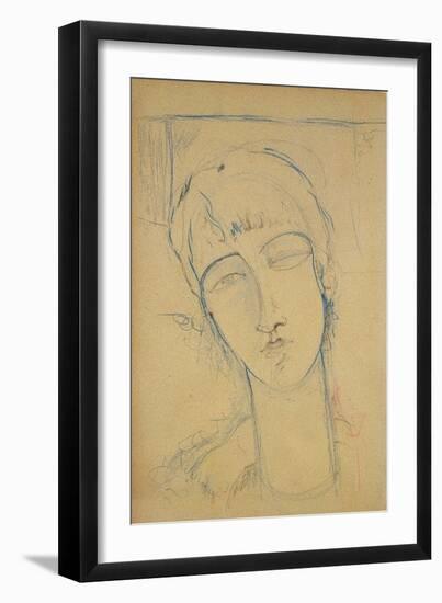 Anna Akhmatova (Ritratto Di Donna Ross), 1915-Amedeo Modigliani-Framed Giclee Print