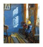 Party from Skagen with Brøndums Hotel in the Background-Anna Ancher-Premium Giclee Print