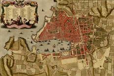 Toulon, France Harbor and Defenses - 1700-Anna Beeck-Art Print