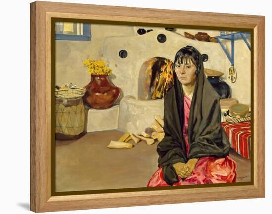 Anna, C.1914-36 (Oil on Canvas)-Walter Ufer-Framed Premier Image Canvas