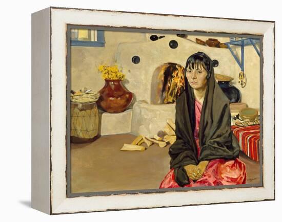 Anna, C.1914-36 (Oil on Canvas)-Walter Ufer-Framed Premier Image Canvas