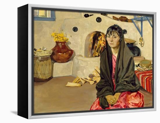 Anna, C.1914-36 (Oil on Canvas)-Walter Ufer-Framed Premier Image Canvas