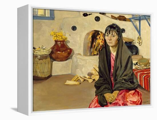 Anna, C.1914-36 (Oil on Canvas)-Walter Ufer-Framed Premier Image Canvas