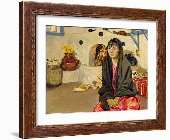 Anna, C.1914-36 (Oil on Canvas)-Walter Ufer-Framed Giclee Print