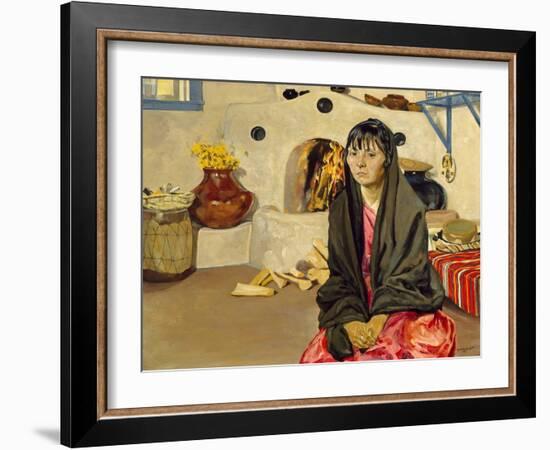 Anna, C.1914-36 (Oil on Canvas)-Walter Ufer-Framed Giclee Print