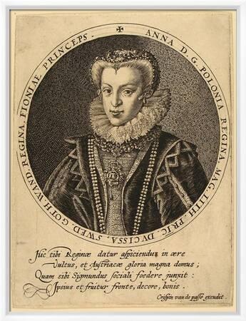 Anna Catherine Constance Vasa of Poland (1619-165)' Giclee Print - Crispijn  van de Passe the Elder | Art.com