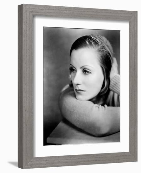 Anna Christie, Greta Garbo, 1930-null-Framed Photo