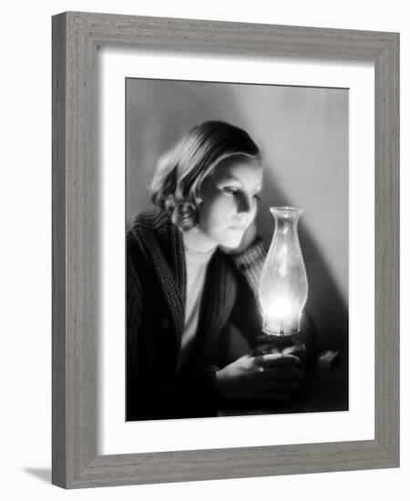 Anna Christie, Greta Garbo, 1930-null-Framed Photo