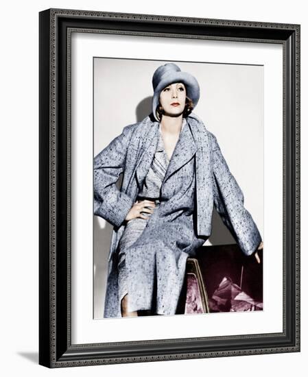 Anna Christie, Greta Garbo, 1930-null-Framed Photo