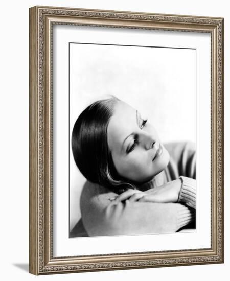 Anna Christie, Greta Garbo, 1930-null-Framed Photo