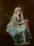 Self-Portrait with Monocle, 1777-Anna Dorothea Therbusch-Lisiewska-Framed Premier Image Canvas