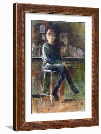 Anna in the Kitchen-John Lidzey-Framed Giclee Print