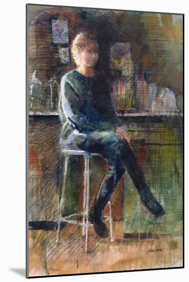 Anna in the Kitchen-John Lidzey-Mounted Giclee Print