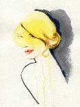 Woman Face. Hand Painted Fashion Illustration-Anna Ismagilova-Art Print