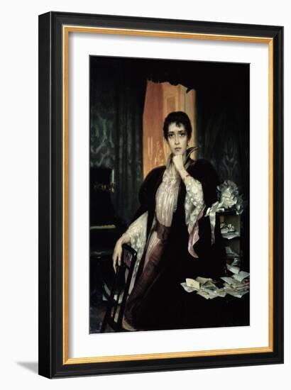 Anna Karenina, 1904-Heinrich Matvejevich Maniser-Framed Giclee Print