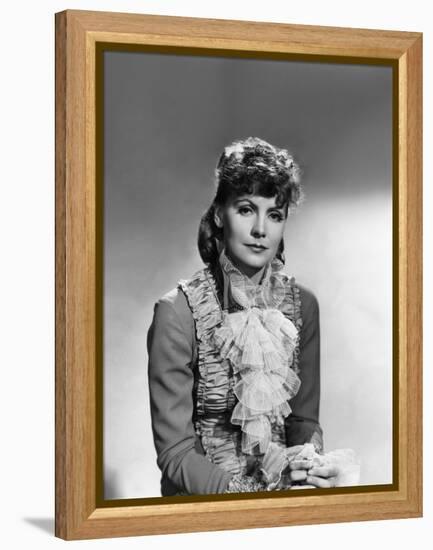 Anna Karenina by Clarence Brown, based on a novel by Leo Tolstoi, with Greta Garbo, 1935 (b/w photo-null-Framed Stretched Canvas