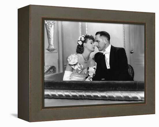 Anna Karenina by Clarence Brown, based on a novel by Leo Tolstoi, with Greta Garbo, Fredric March, -null-Framed Stretched Canvas