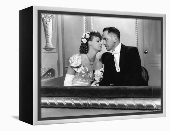 Anna Karenina by Clarence Brown, based on a novel by Leo Tolstoi, with Greta Garbo, Fredric March, -null-Framed Stretched Canvas
