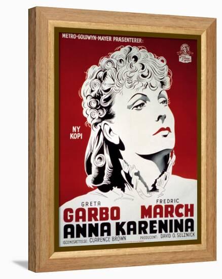 Anna Karenina, Greta Garbo, 1935-null-Framed Stretched Canvas