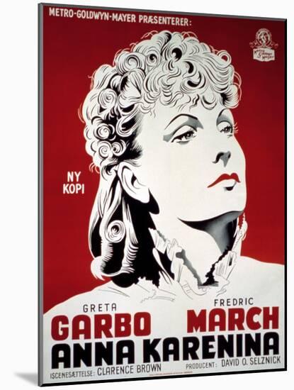 Anna Karenina, Greta Garbo, 1935-null-Mounted Art Print