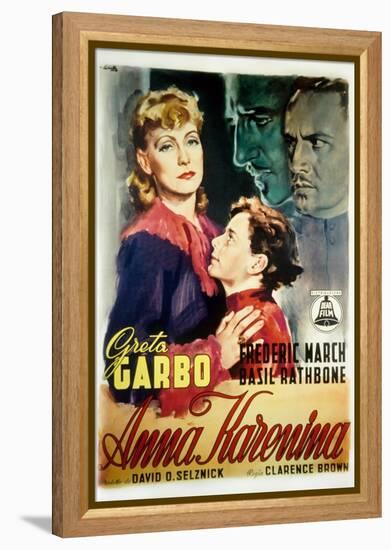 Anna Karenina, Greta Garbo, 1935-null-Framed Stretched Canvas