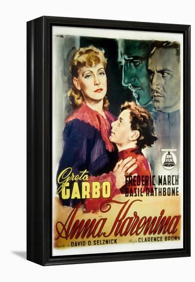 Anna Karenina, Greta Garbo, 1935-null-Framed Stretched Canvas