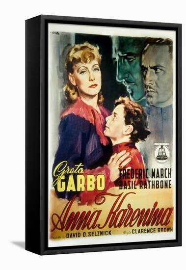 Anna Karenina, Greta Garbo, 1935-null-Framed Stretched Canvas