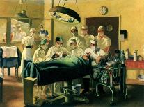 Physicians Operating, 1944-Anna Katrina Zinkeisen-Framed Premier Image Canvas