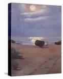 Boats in Moonlight at South Beach-Anna Kirstine Ancher-Premium Giclee Print