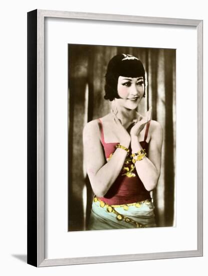 Anna May Wong (1905-196), Chinese-American Actress, 20th Century-null-Framed Giclee Print