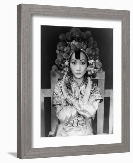 Anna May Wong, 1905-1961, Chinese-American Actress Who Persevered Against Discrimination, 1937-Carl Van Vechten-Framed Photo