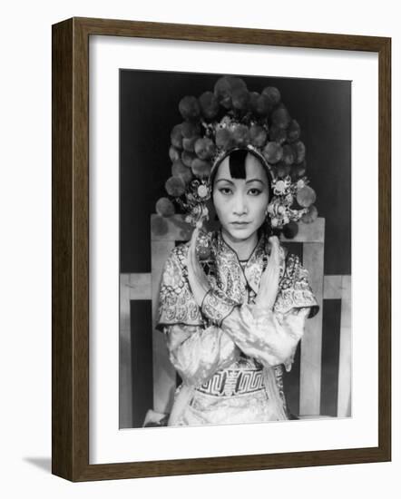 Anna May Wong, 1905-1961, Chinese-American Actress Who Persevered Against Discrimination, 1937-Carl Van Vechten-Framed Photo