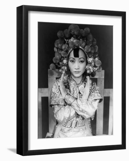 Anna May Wong, 1905-1961, Chinese-American Actress Who Persevered Against Discrimination, 1937-Carl Van Vechten-Framed Photo