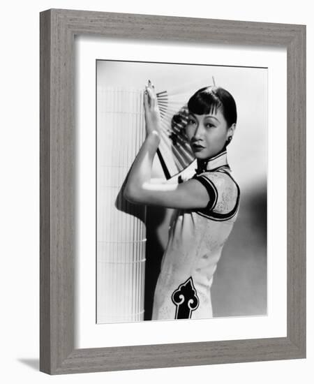 Anna May Wong, ca. 1930s-null-Framed Photo