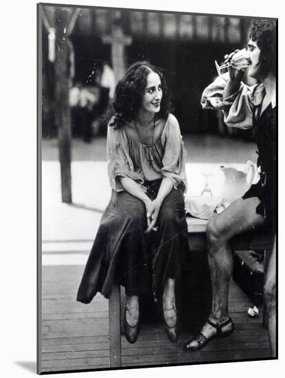 Anna Pavlova as Fenella in a Scene from the Film 'The Dumb Girl of Portici', 1916 (B/W Photo)-American Photographer-Mounted Giclee Print