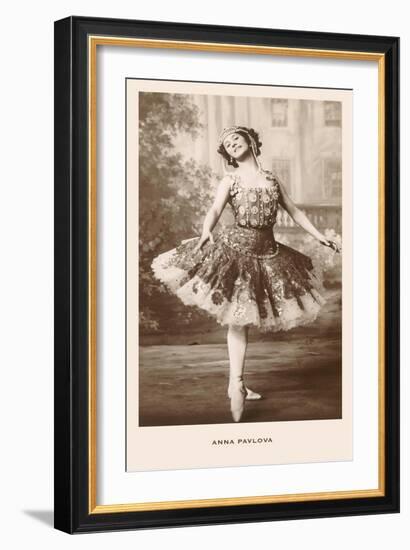 Anna Pavlova in Ballet Pose-null-Framed Art Print