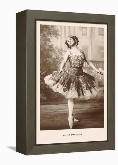 Anna Pavlova in Ballet Pose-null-Framed Stretched Canvas