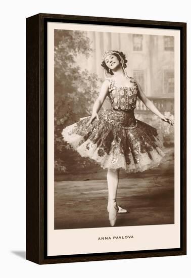 Anna Pavlova in Ballet Pose-null-Framed Stretched Canvas