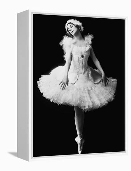 Anna Pavlova in the Ballet the Dying Swan by Camille Saint-Saëns, C. 1910-null-Framed Premier Image Canvas