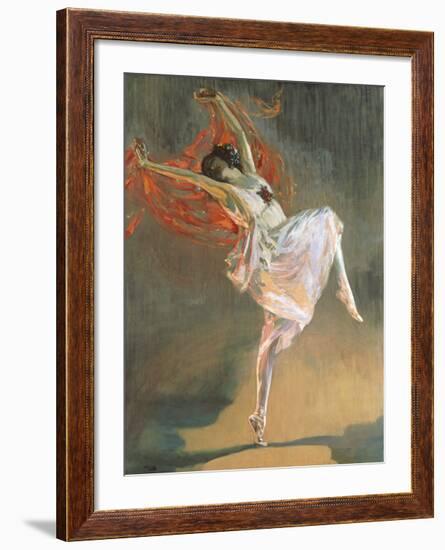 Anna Pavlova-Sir John Lavery-Framed Premium Giclee Print